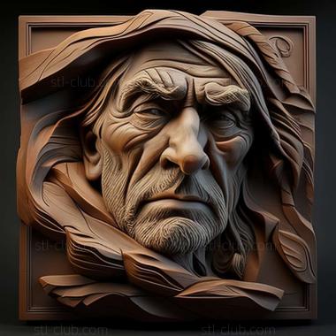 3D model John Swihart American artist (STL)